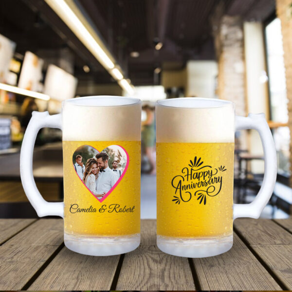 Pixflik Frosted Beer Mug